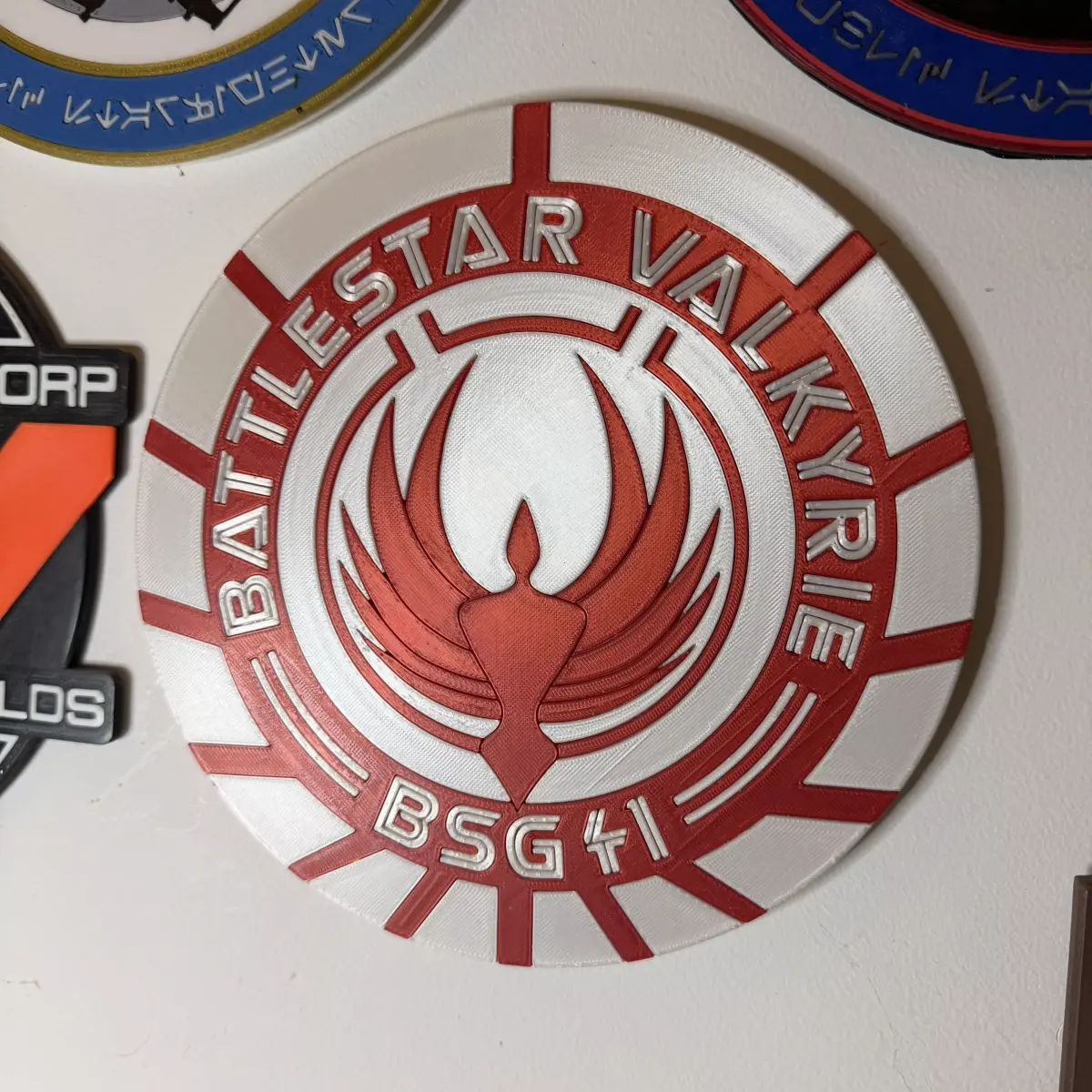 Battlestar Valkyrie BSG 41 Wall Plaque 3D print model