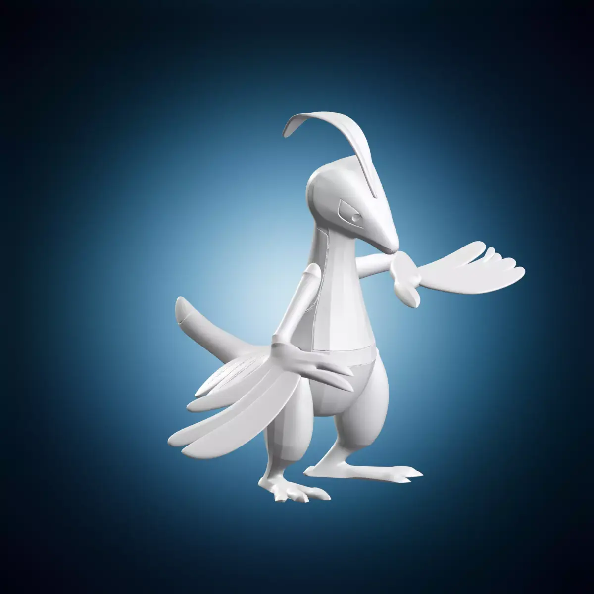 Grovyle Pokemon Character 3D Model 3D print model