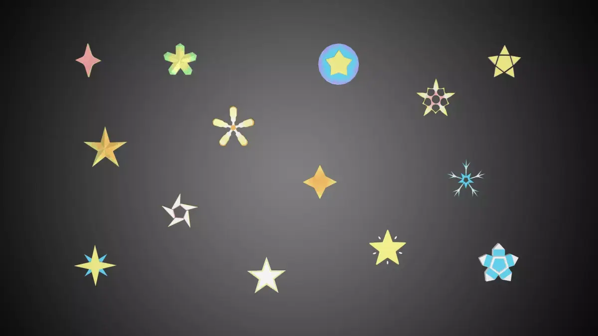 Stars 3D model
