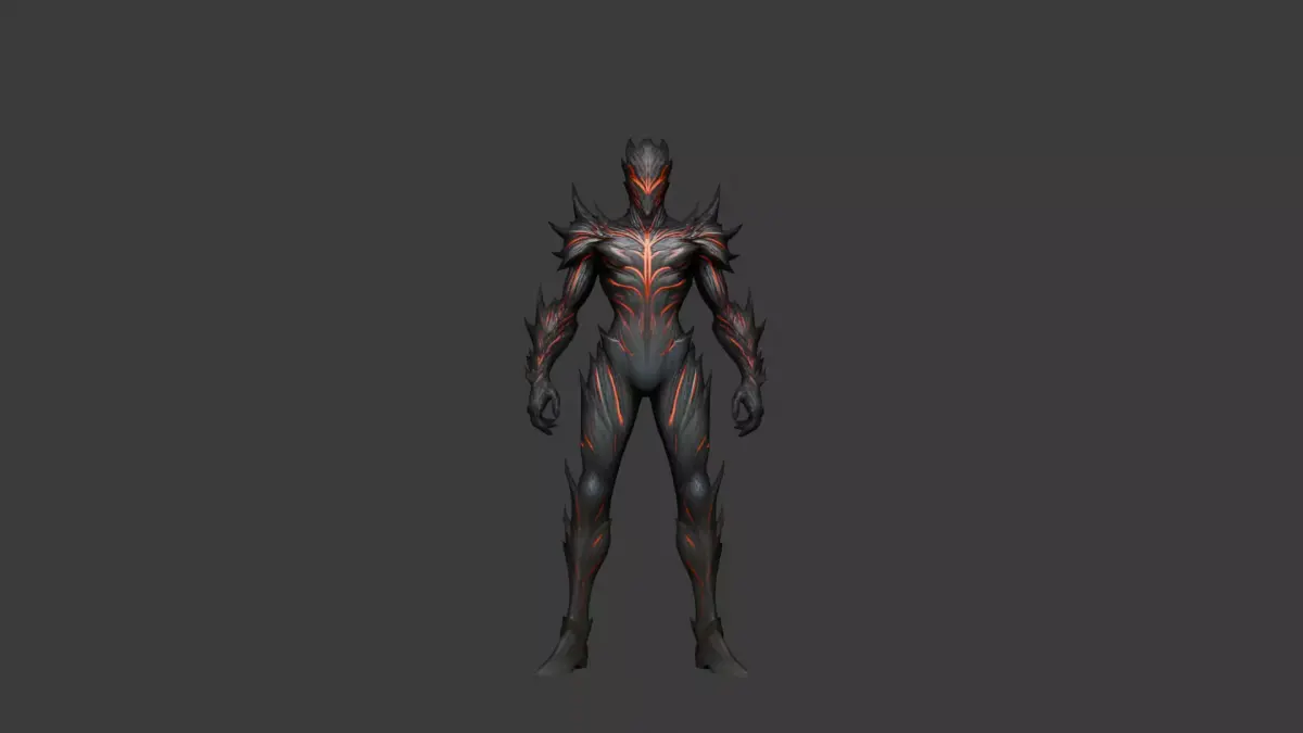 red demon redy for game  Low-poly 3D model