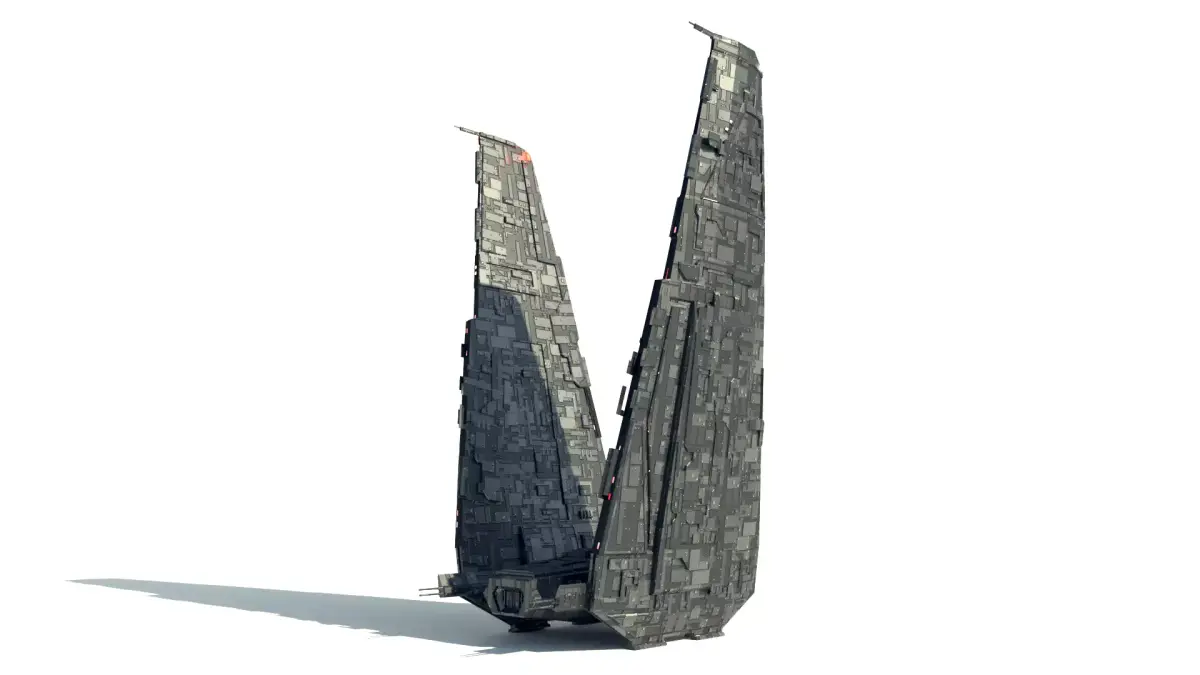 Spaceship star wars 3D model get