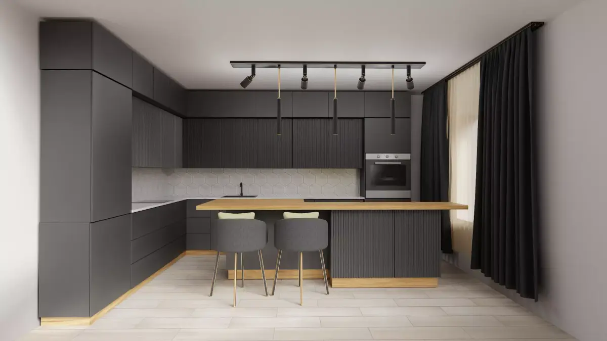 Kitchen Low-poly 3D model get