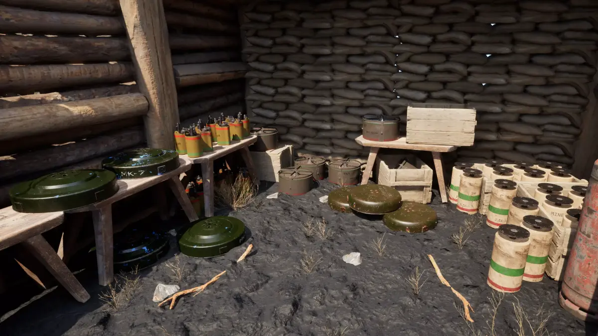 British WW2 Mine Pack