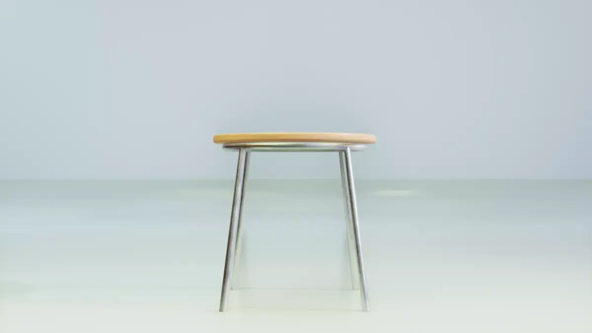 cafe chair Free low-poly 3D model