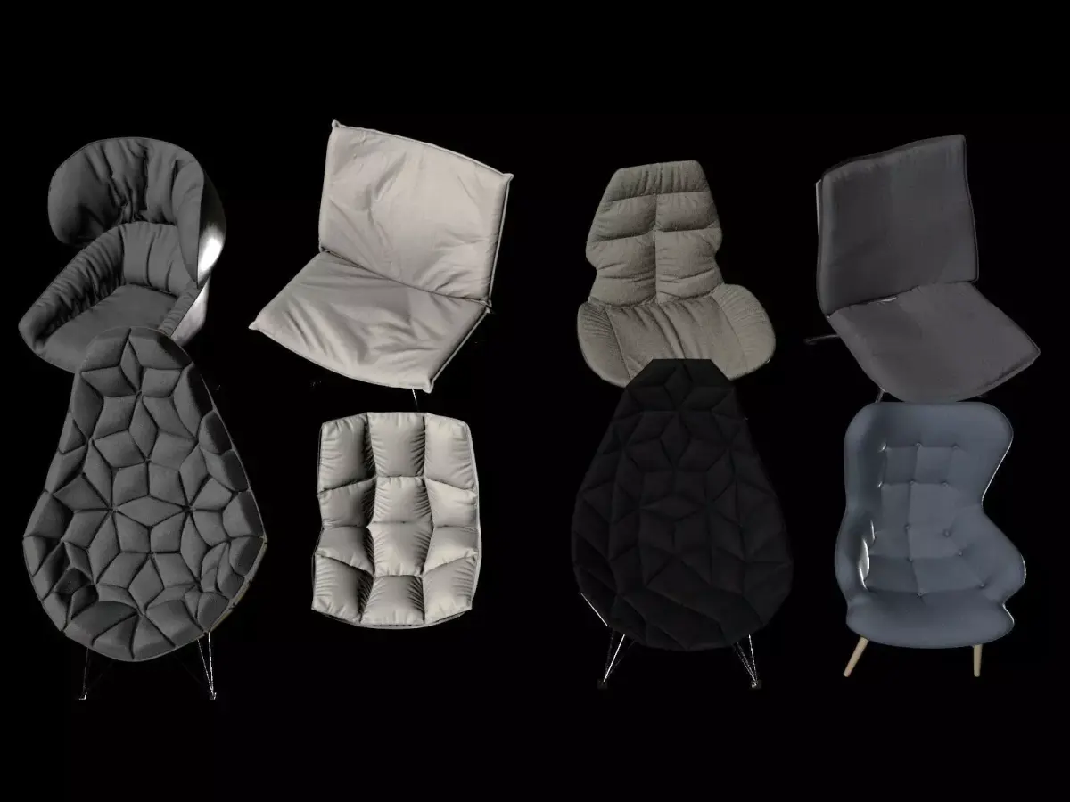 Furniture chairs  3D print model