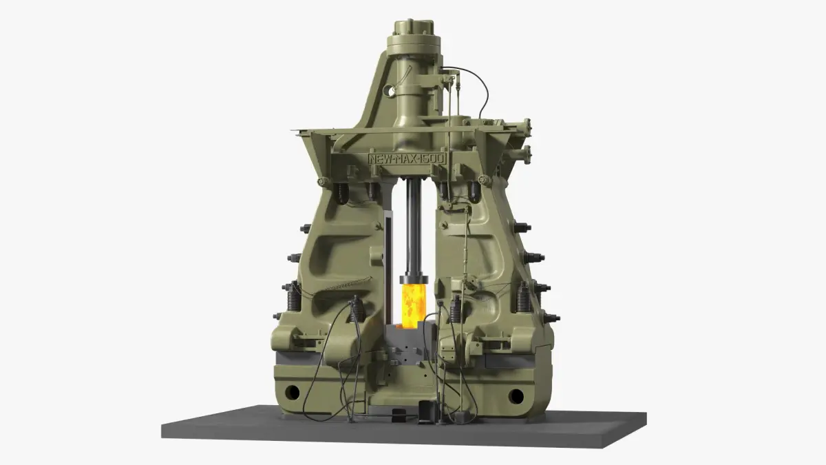 New Pneumatic Forging Hammer Machine 3D model