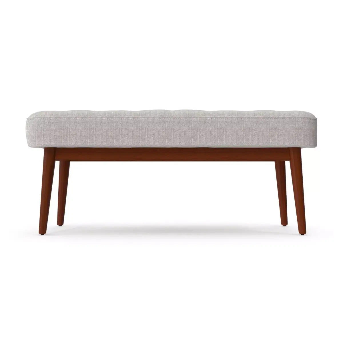 Mid Century Bench Platinum Free 3D model