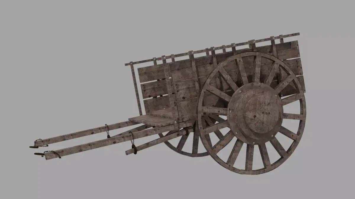 Oxcart 3D model