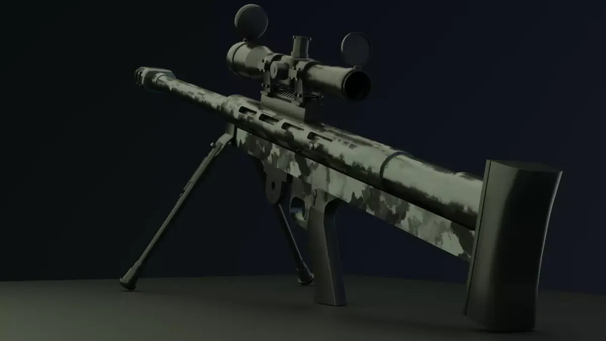 Lar Grizzly Rifle 3D model