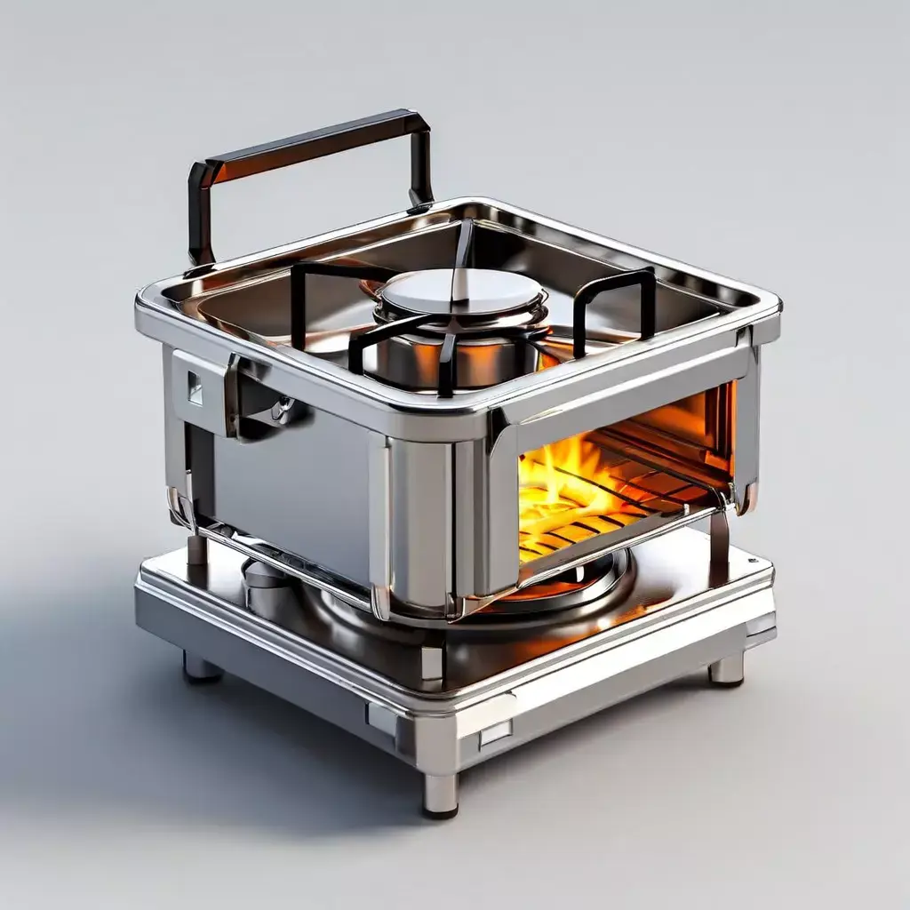 Realistic Portable Camping Stove 3D Model Low-poly 3D model