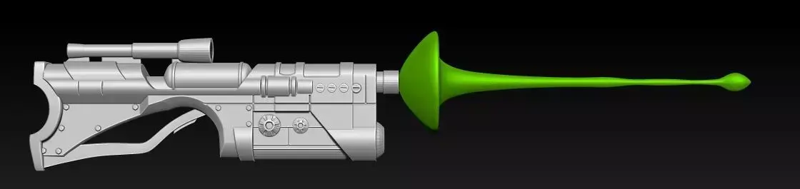 Laser Pulse Rifle  3D print model