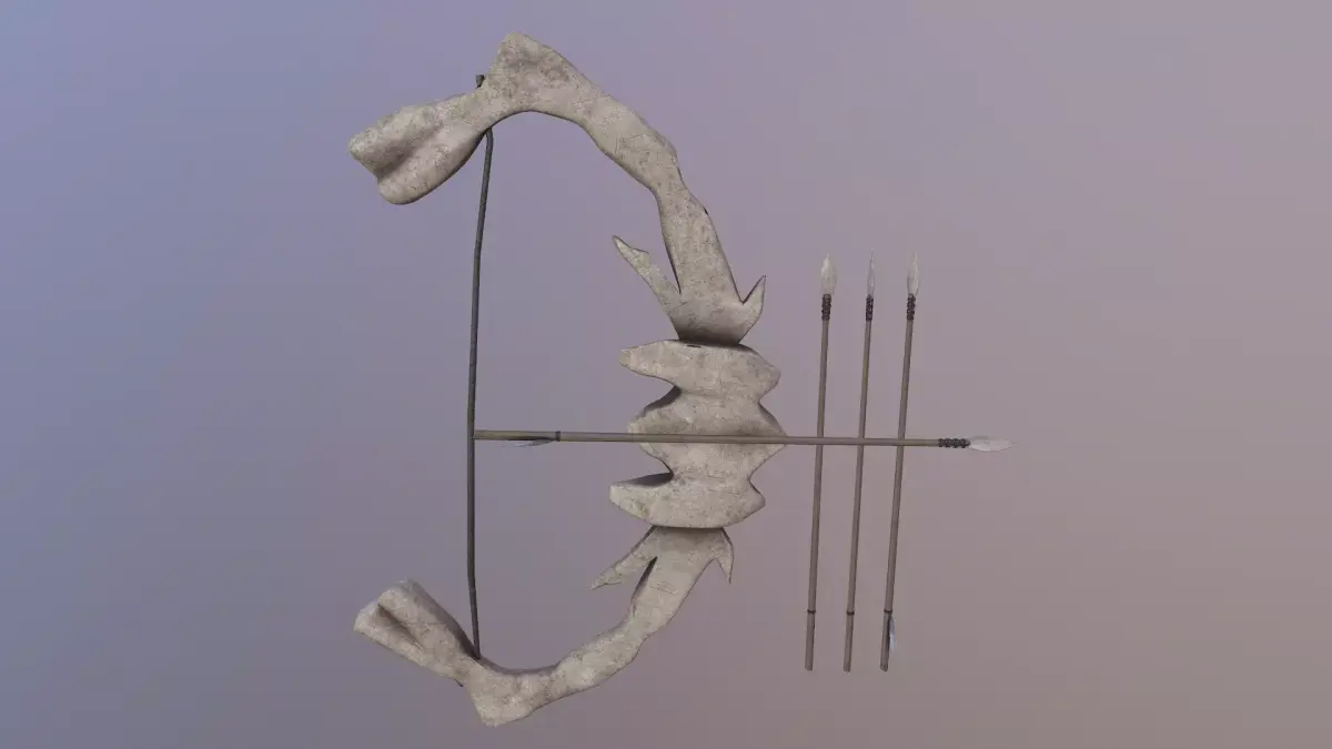 Bone Bow  Free 3D model