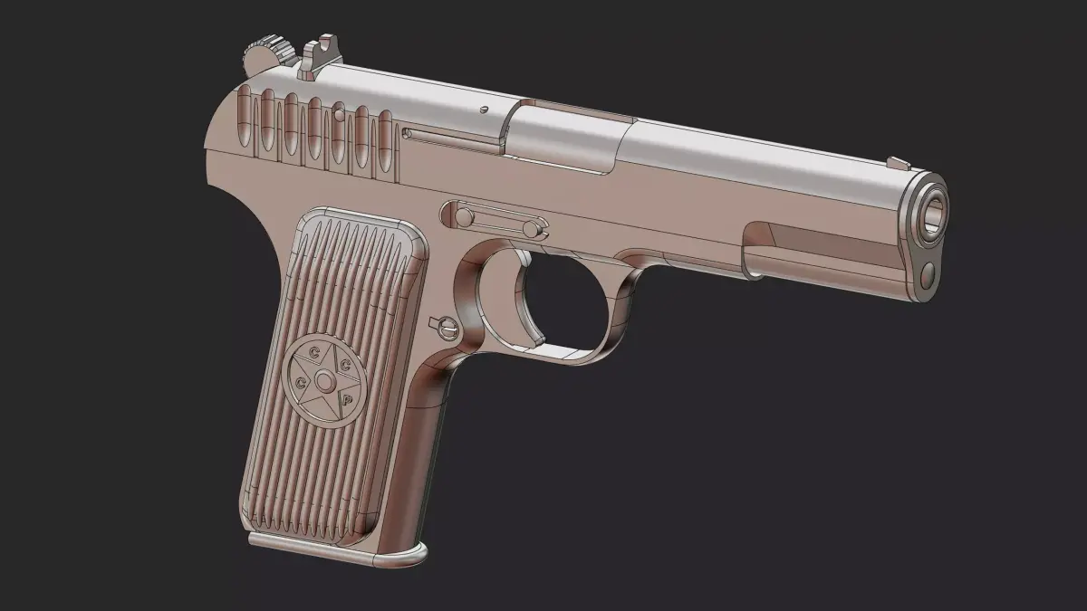 TT-33 CAD Model 3D model