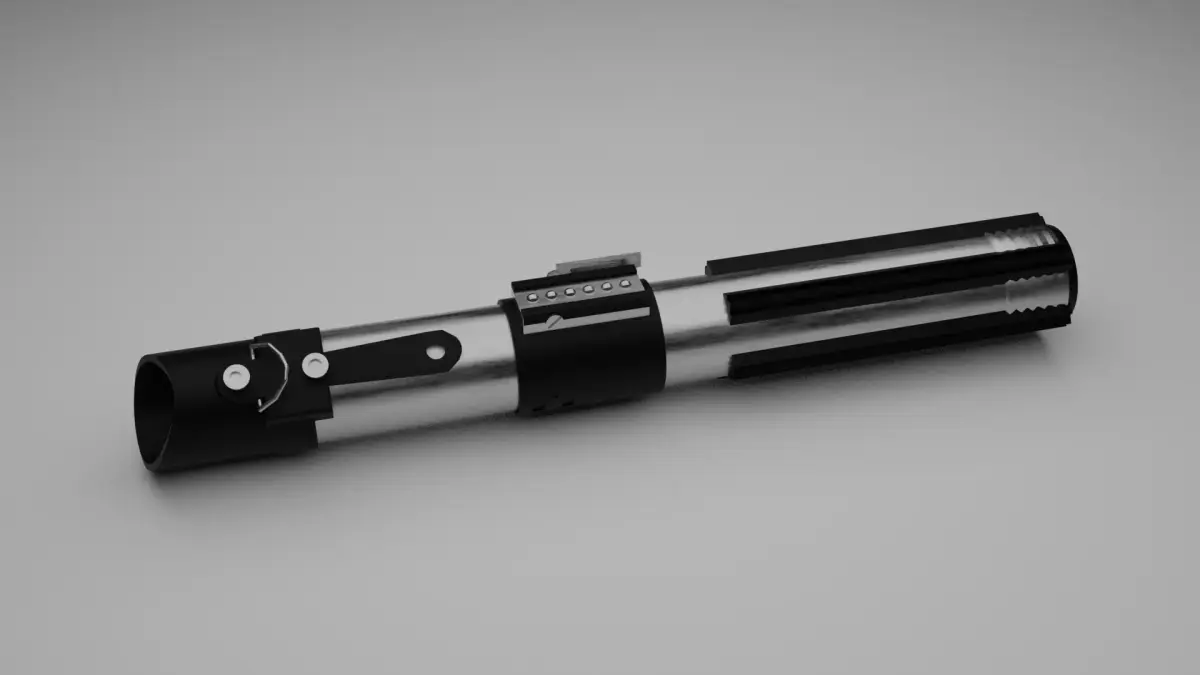 Darth Vader lightsaber Low-poly 3D model