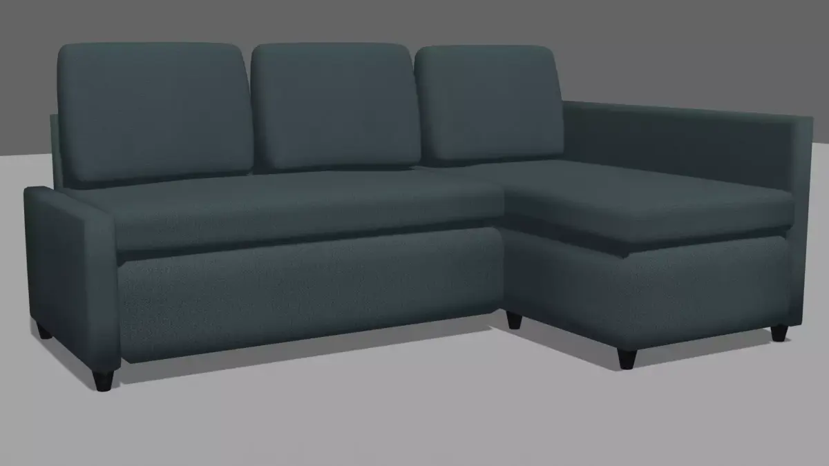 Modern Couch Free low-poly 3D model