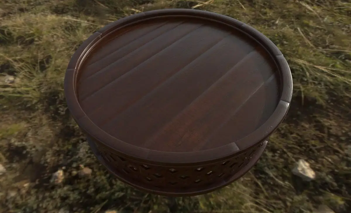 Coffee T Pie Table Free 3D model