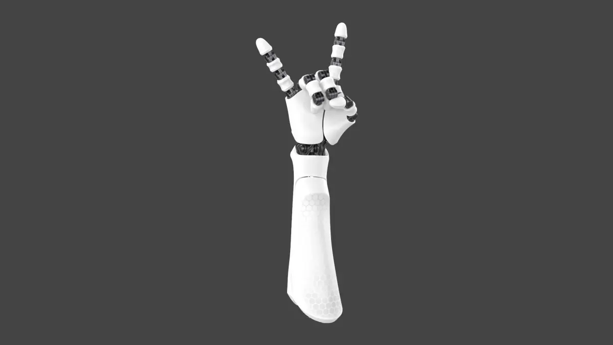 Robot Hand 6 3D model