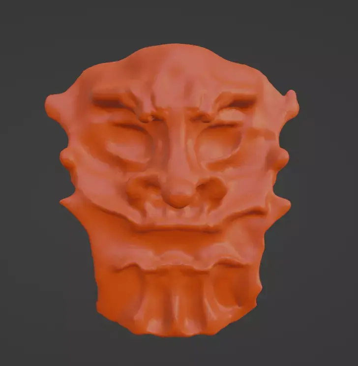 Mask immortal warrior 3D model