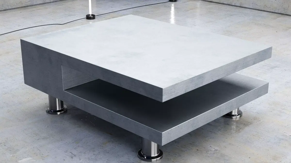 Metal Table Free low-poly 3D model
