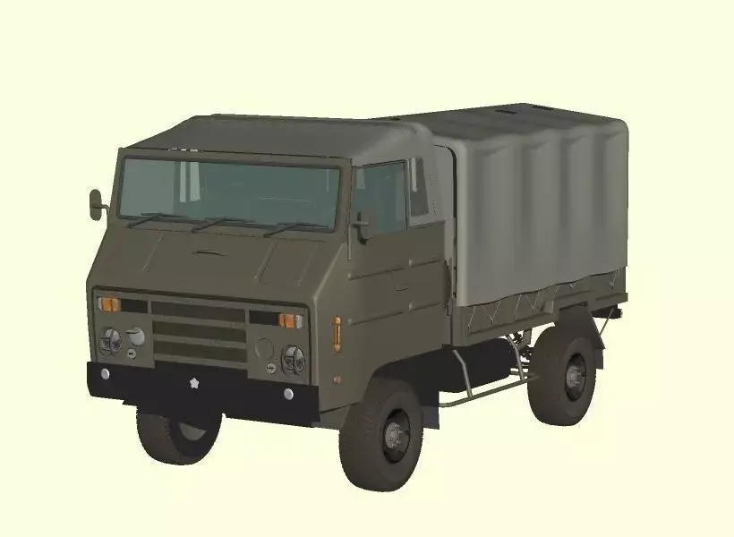Japan Ground Self-Defense Force Type73 medium-duty trucks 3D model
