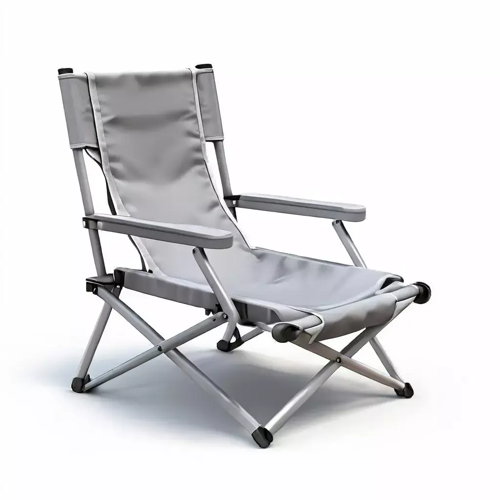Realistic Folding Camping Chair 3D Model Low-poly 3D model