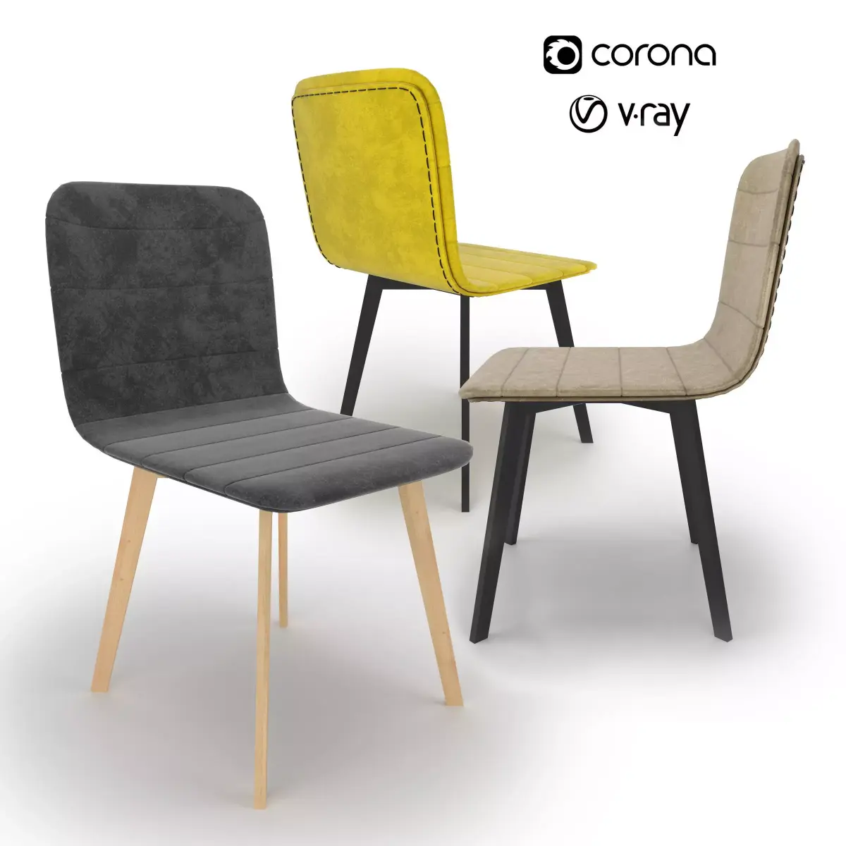 Flexa Chair Free 3D model