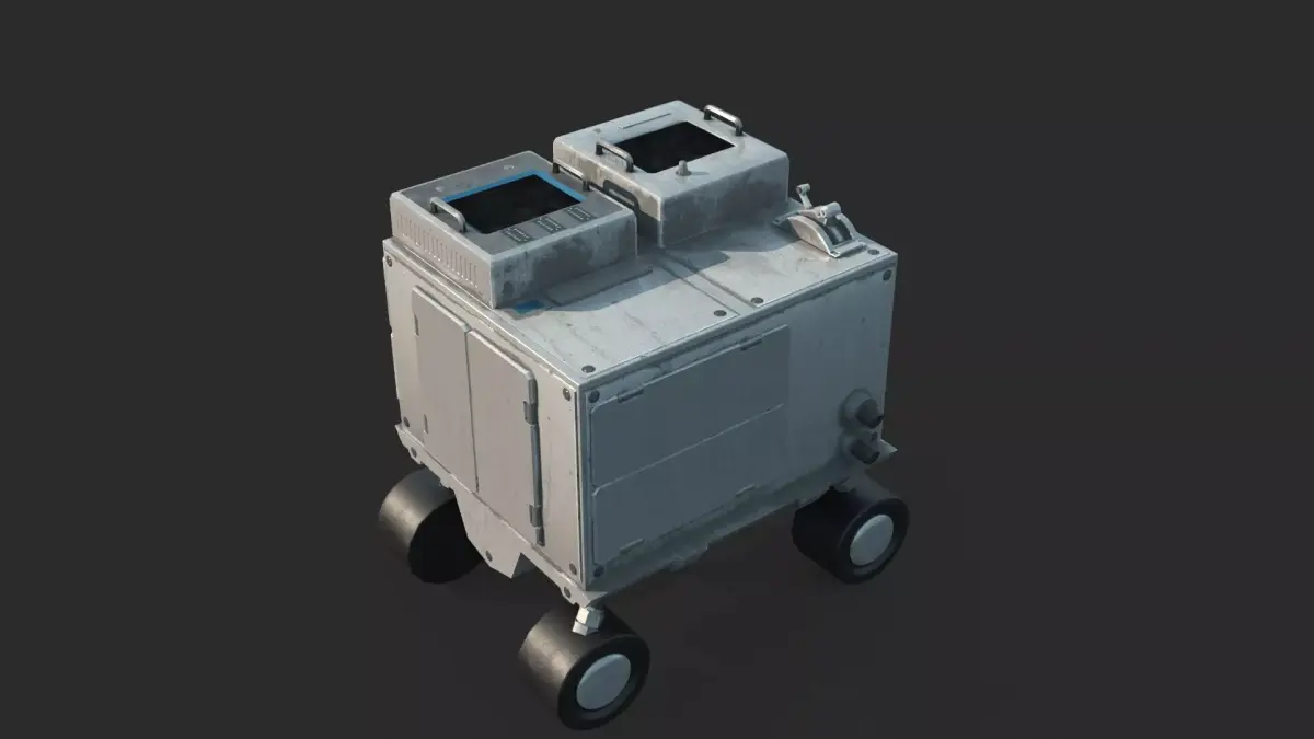 Future Sci-Fi Mobile Control Console 3D model