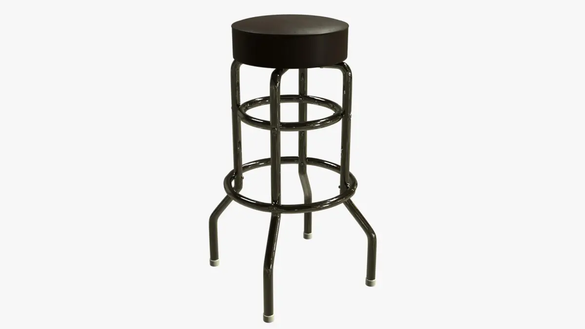 Retro&nbsp;&nbsp;Bar&nbsp;Stool Tall Chair 3D model