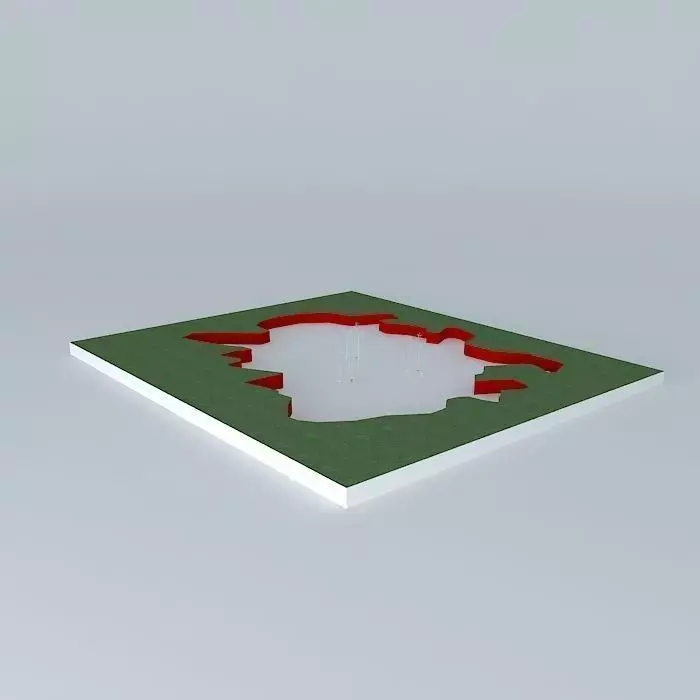 Garden Pond Free 3D model