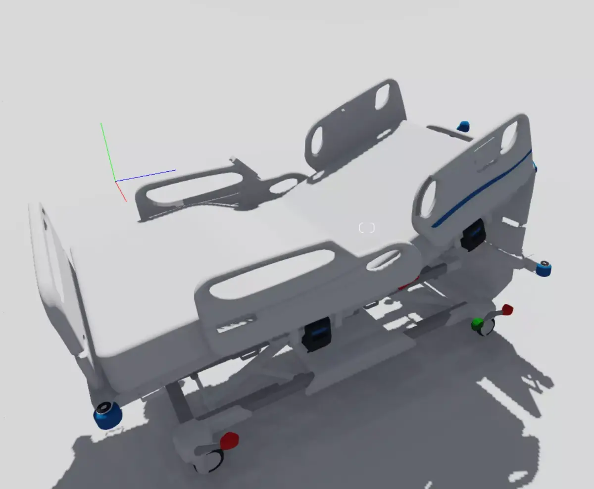 Hospital bed Free 3D model purchase