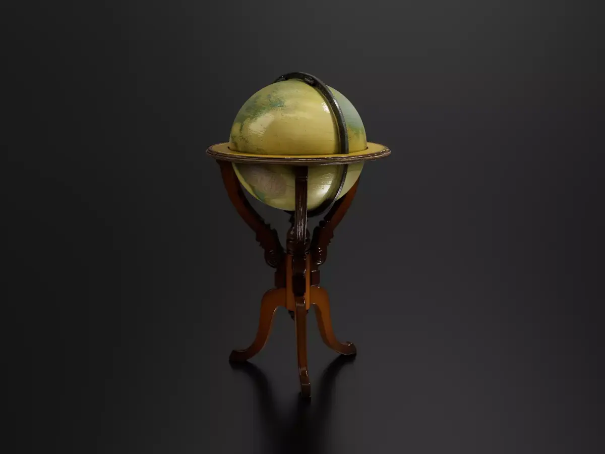Antique Globe 3 3D print model