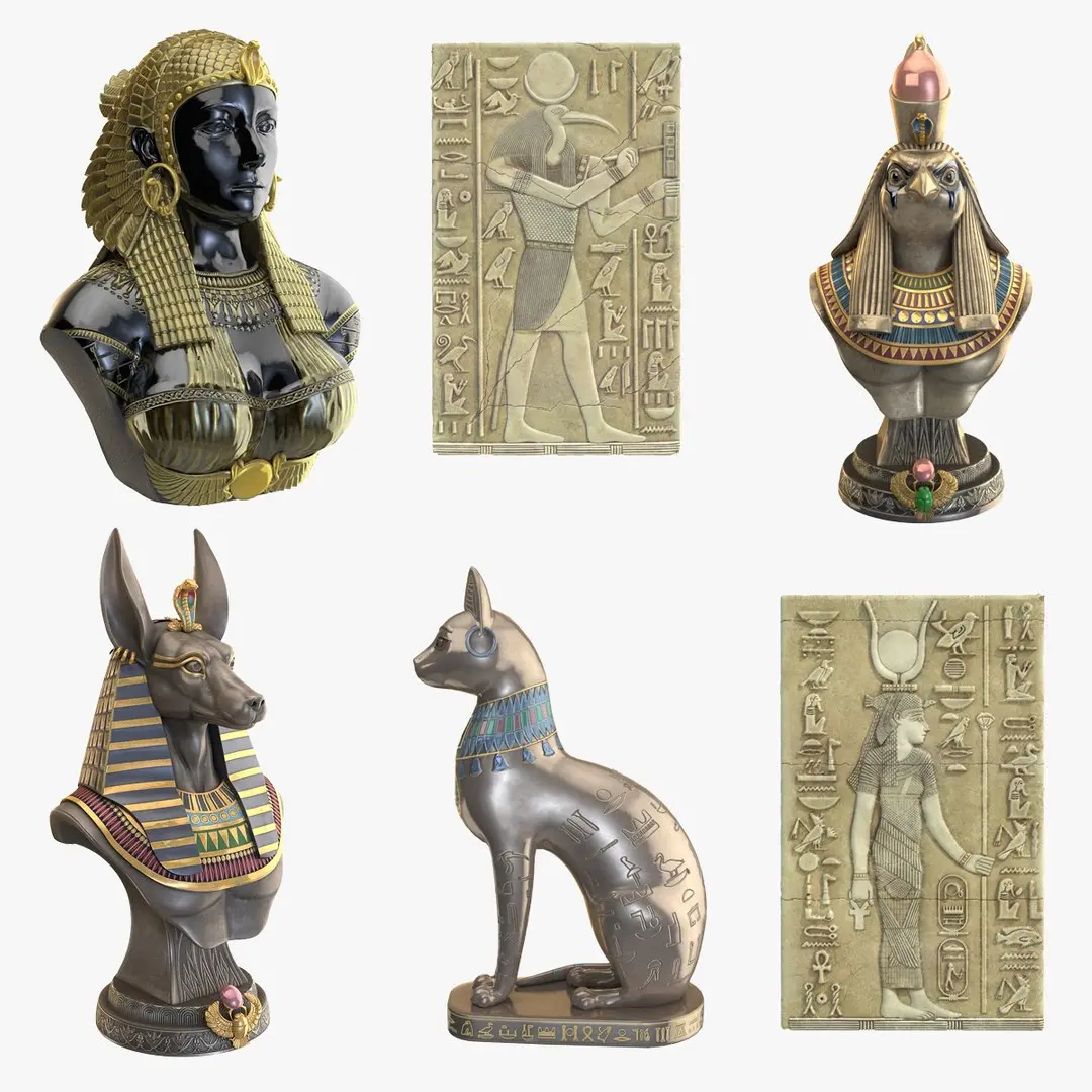Egyptian Collection 3D model