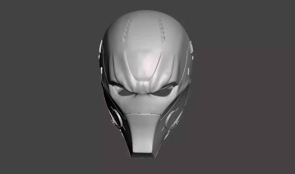 Red hood helmet 3d model for 3d printing  3D print model purchase