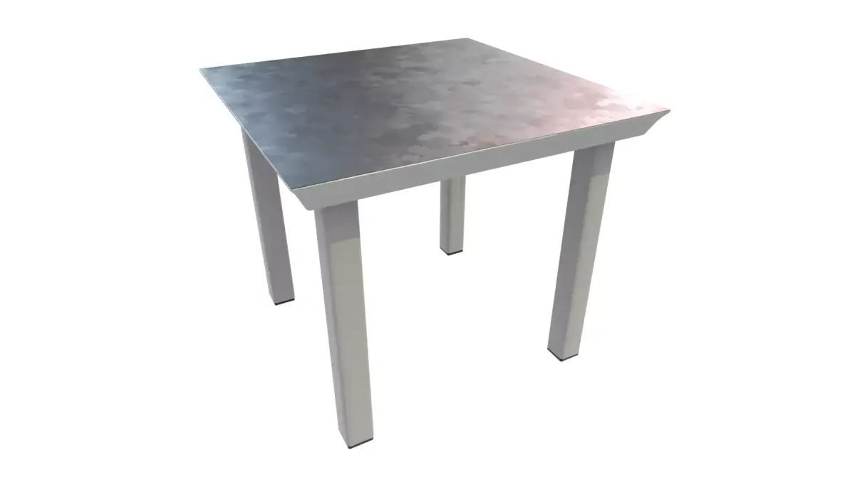 Outdoor Table Low-poly 3D model 10
