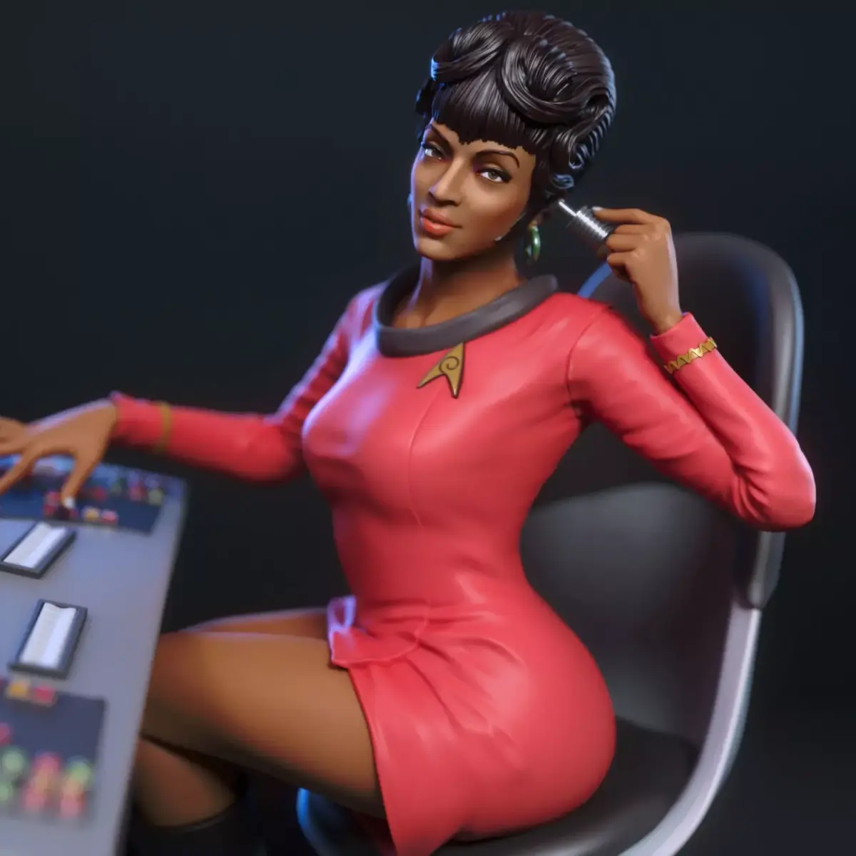 Lt Uhura from Star Trek 3D print model