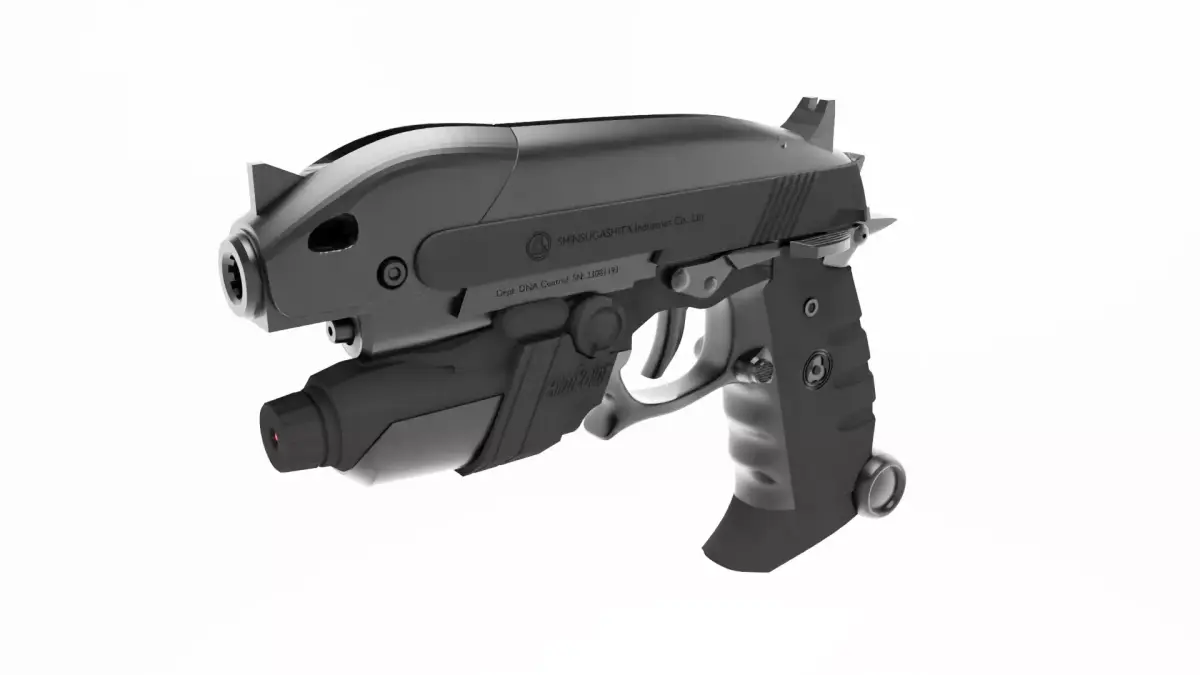 DNA2- Karin-Aoi-PROP-Pistol- GunlikeObject 3D print model purchase