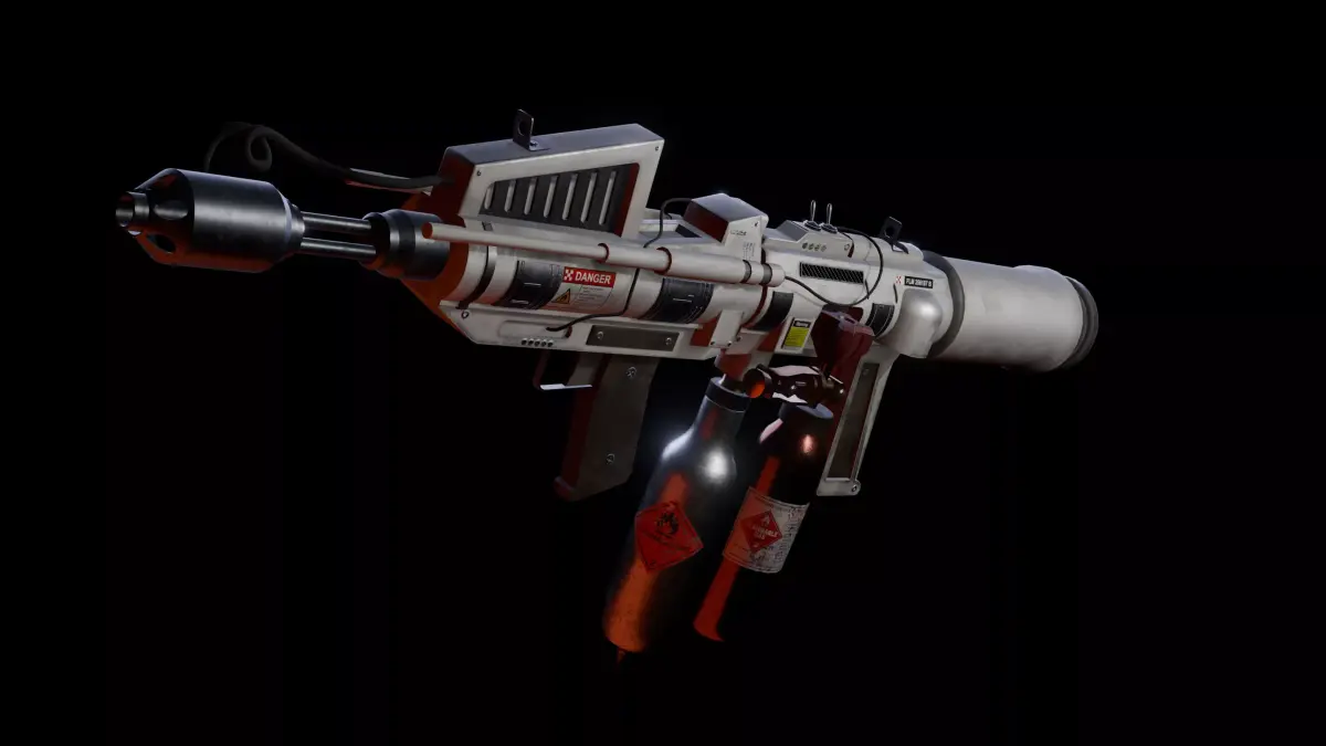  Alien flamethrower  3D model