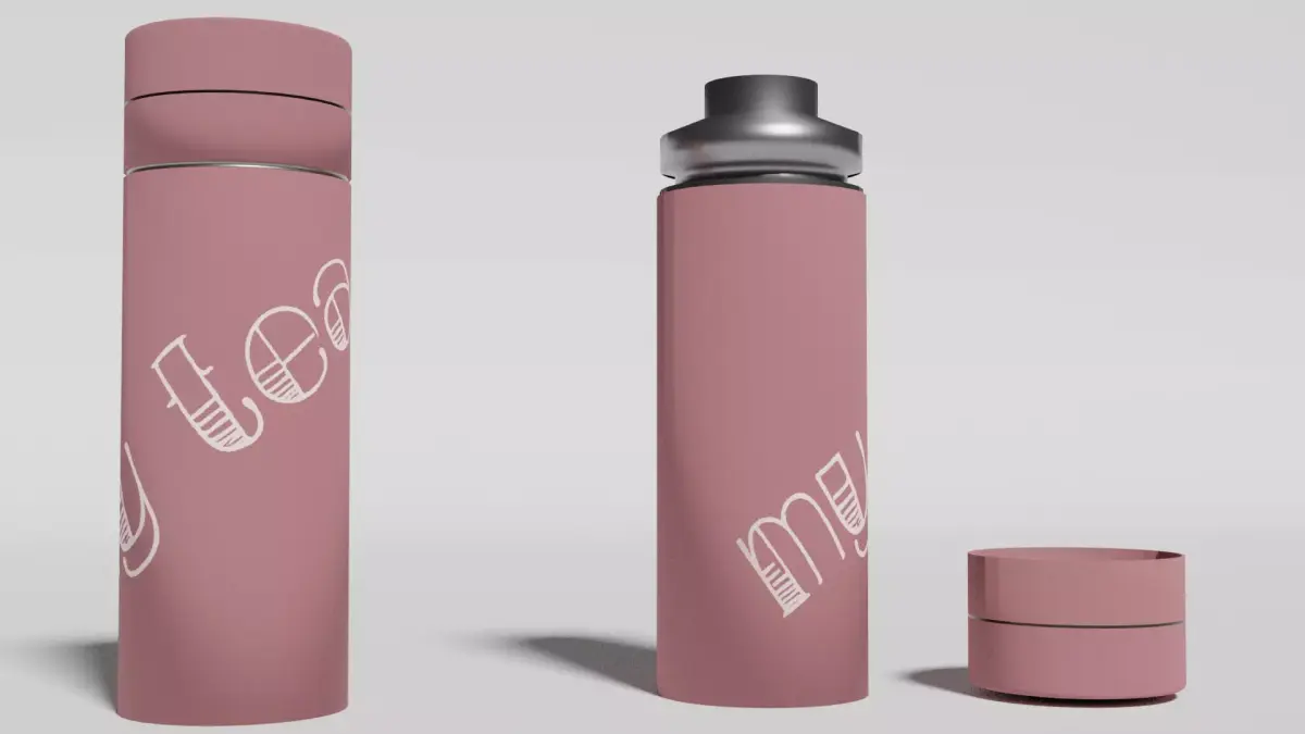 thermos simple Free low-poly 3D model