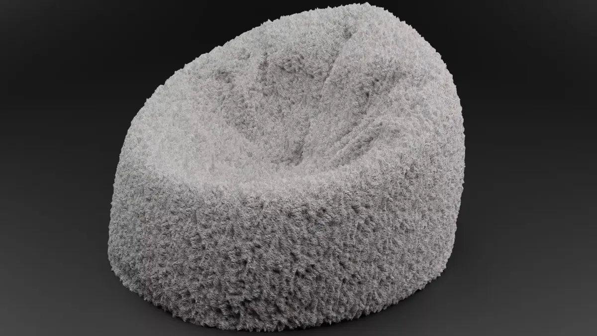 Ottoman bean bag chair Free 3D model