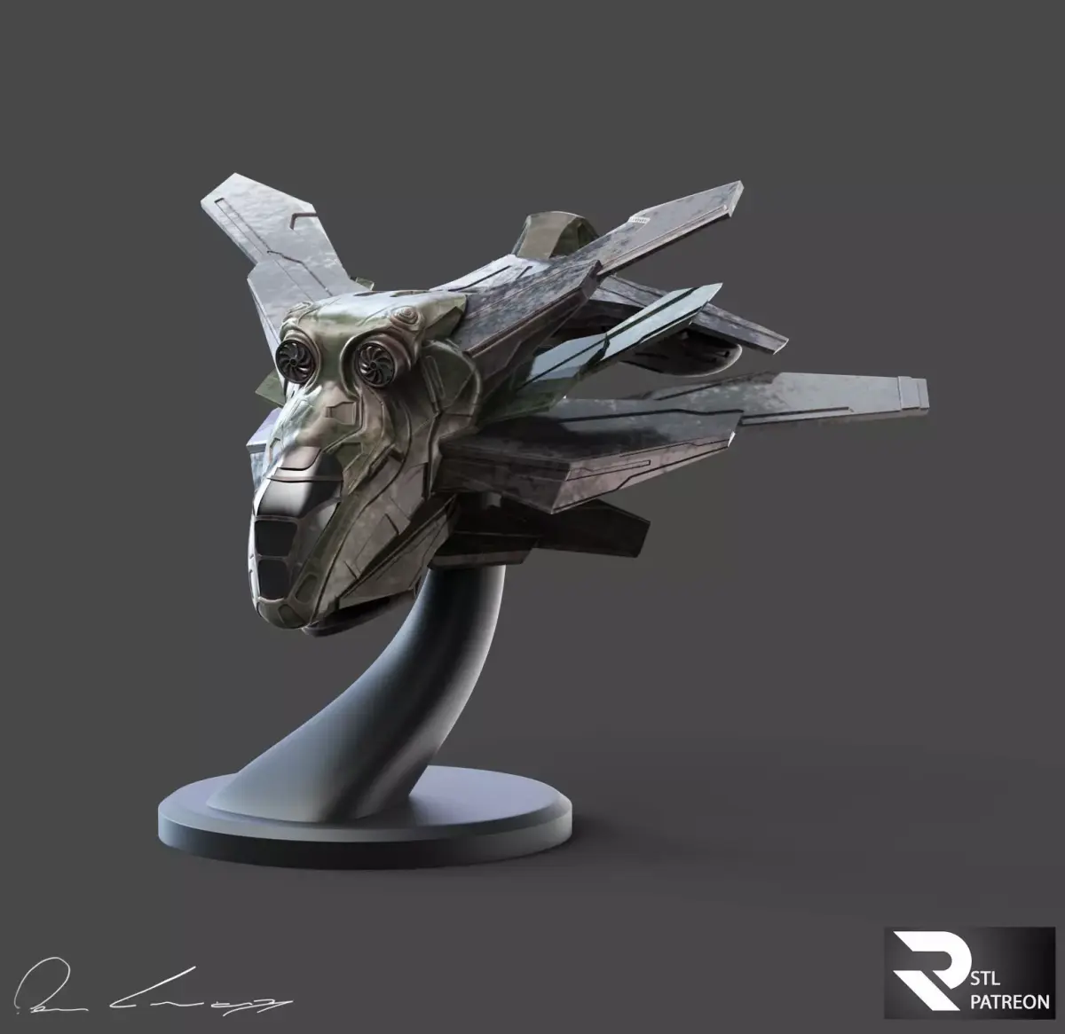 Hyaj - Spaceship Explorer 3D print model