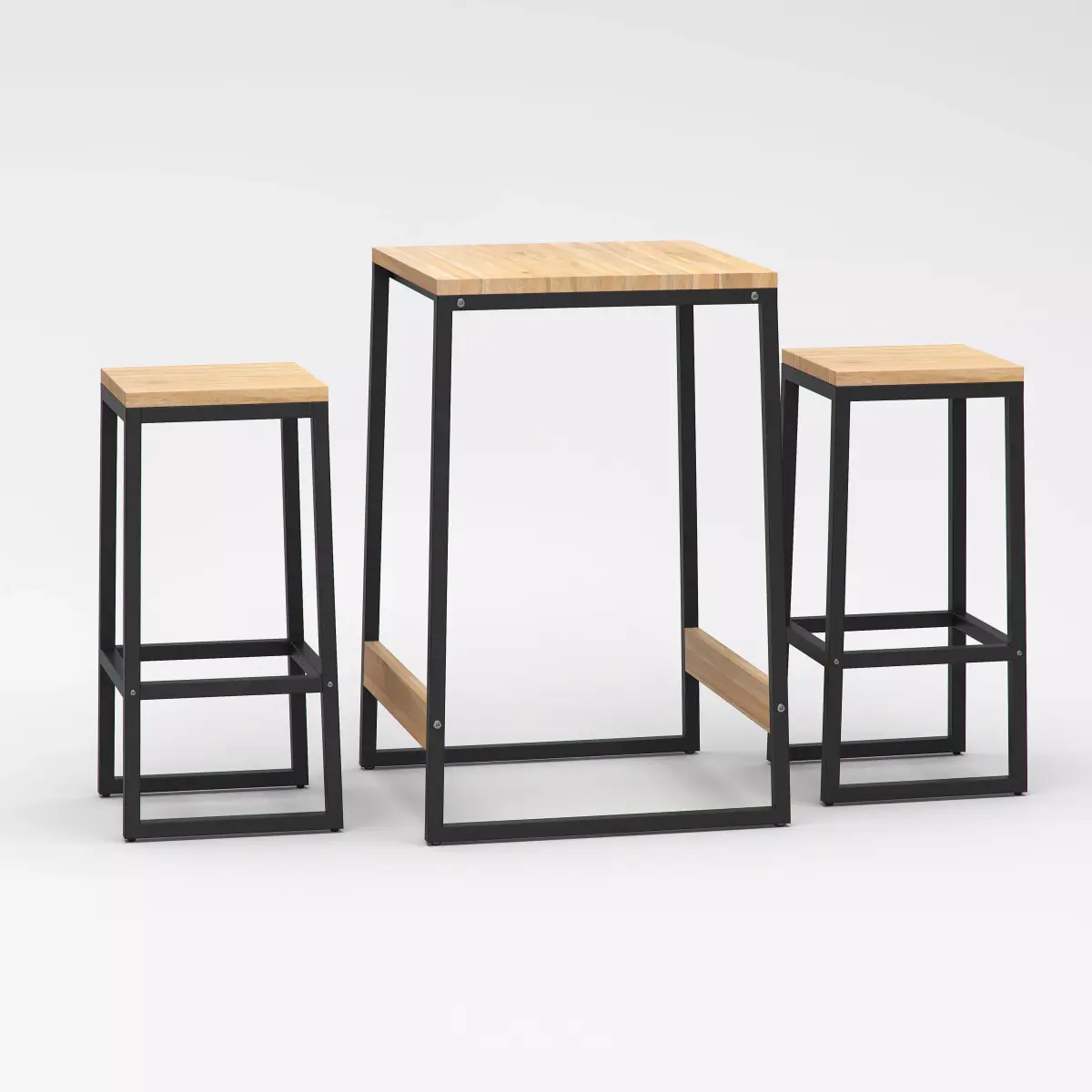 Merry Products Garden Table and Chairs 3D model