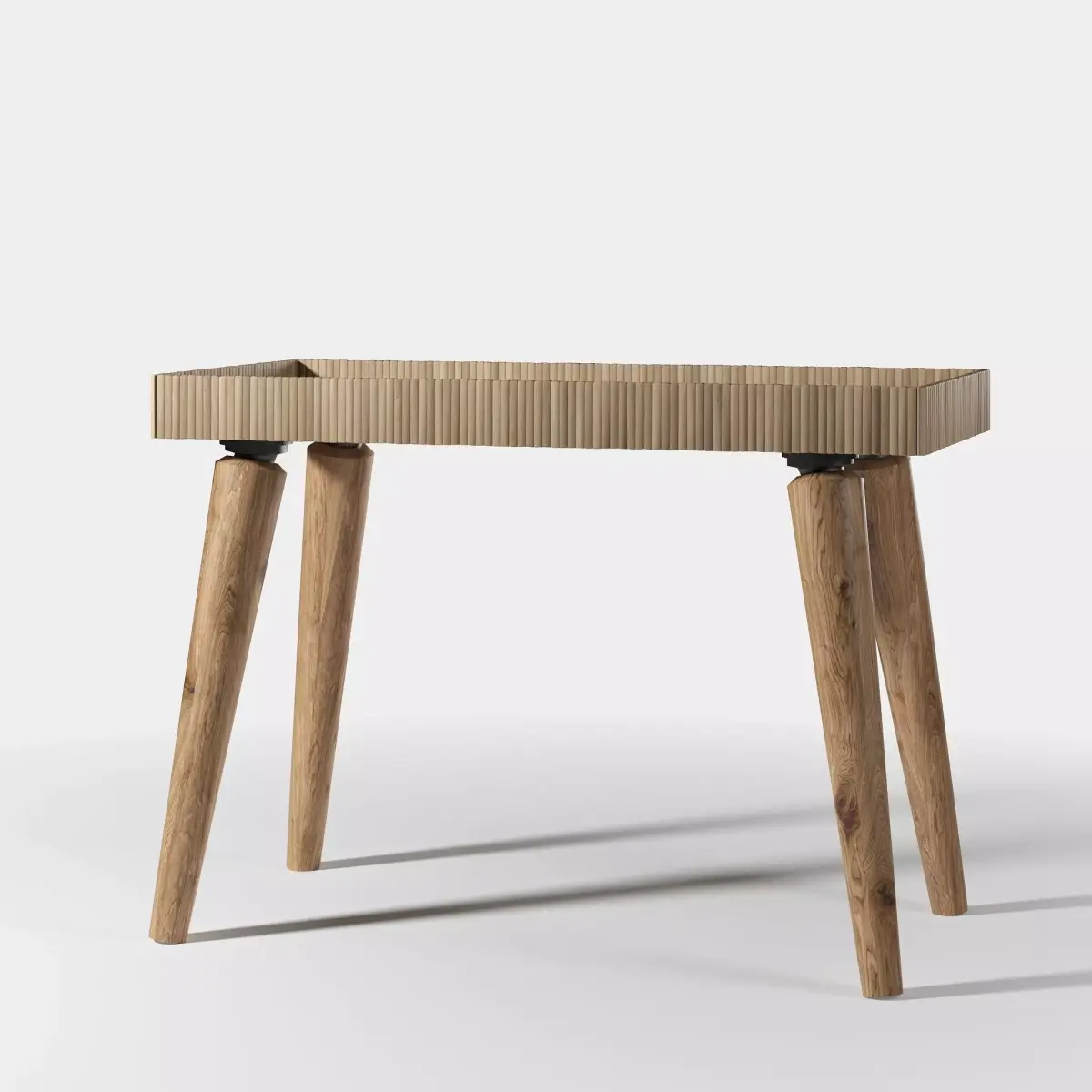 Riva Rattan Coffee Table 3D model