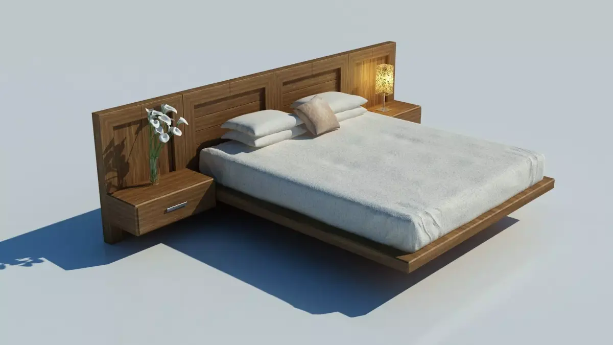 bed design Free 3D model purchase