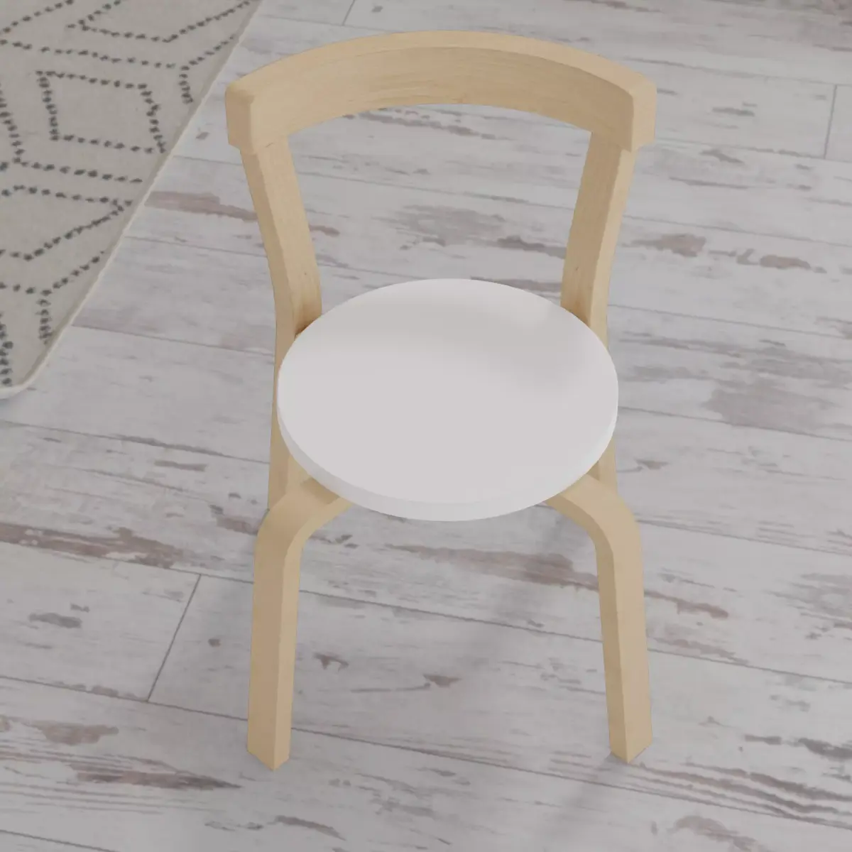 Kids Chair MOCKA Hudson Free 3D model