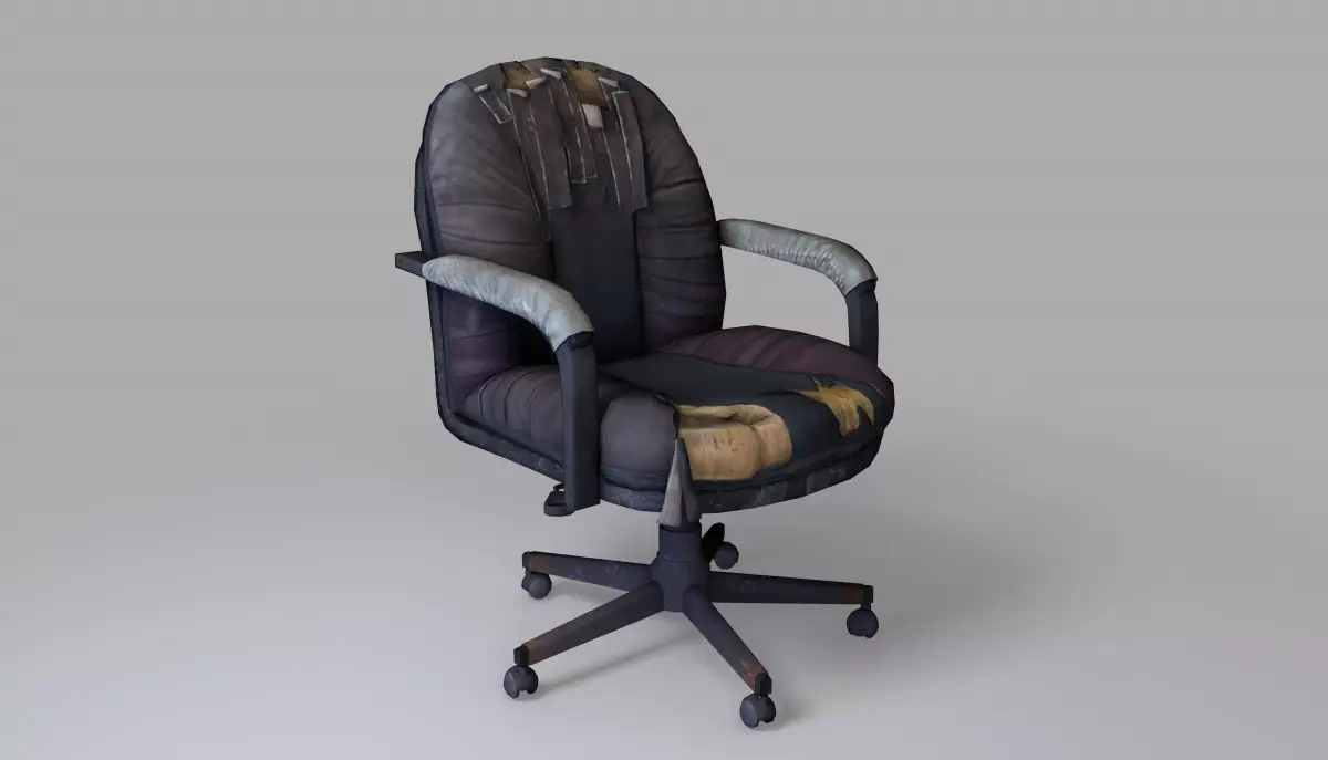 old chair Free low-poly 3D model purchase