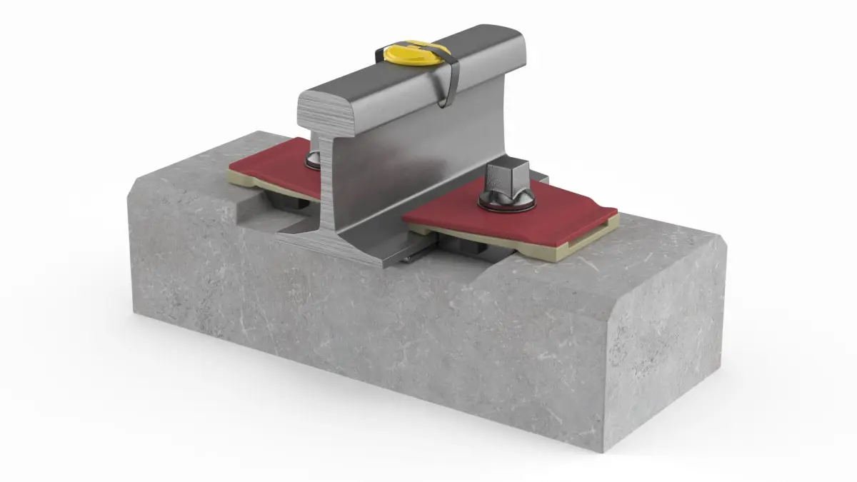 Rail Signal Firecracker Installed in Track 3D model