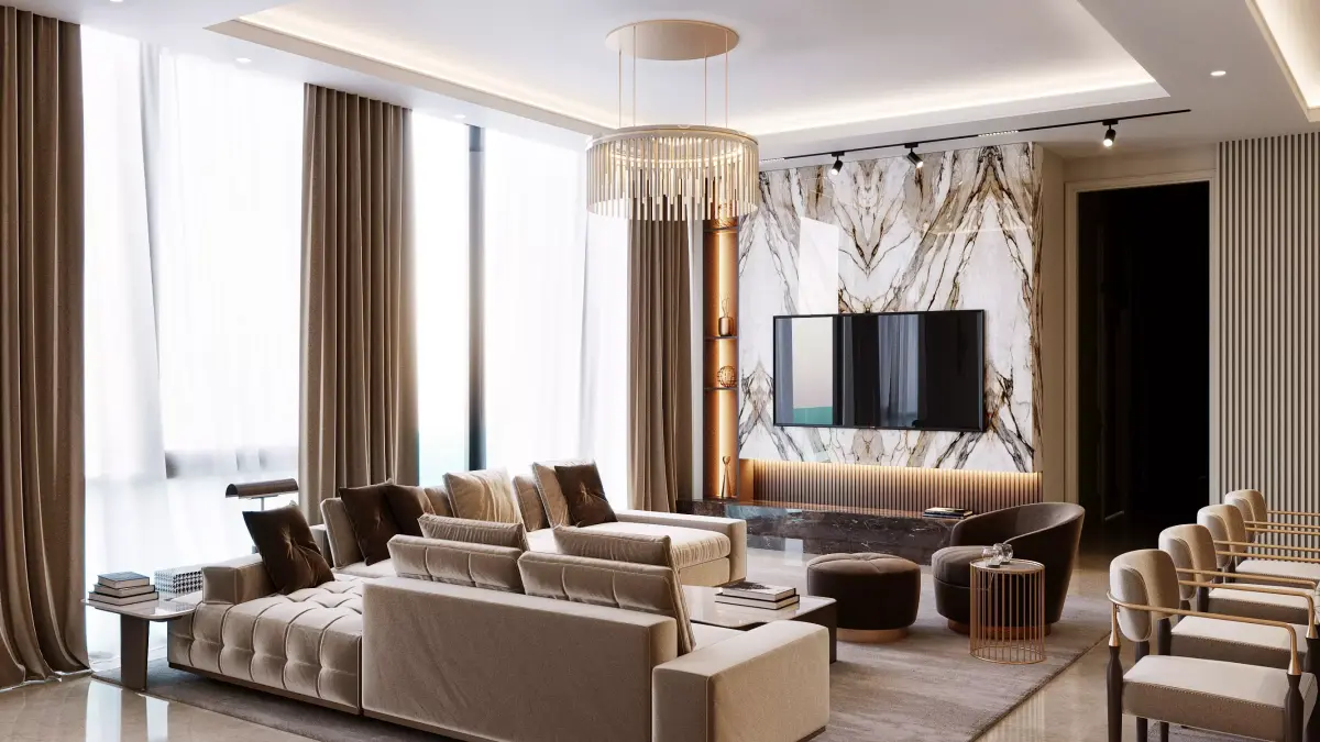 Living Room Model Free 3D model