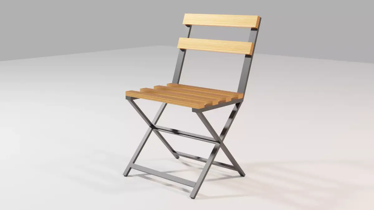 Chair folding Free 3D model purchase