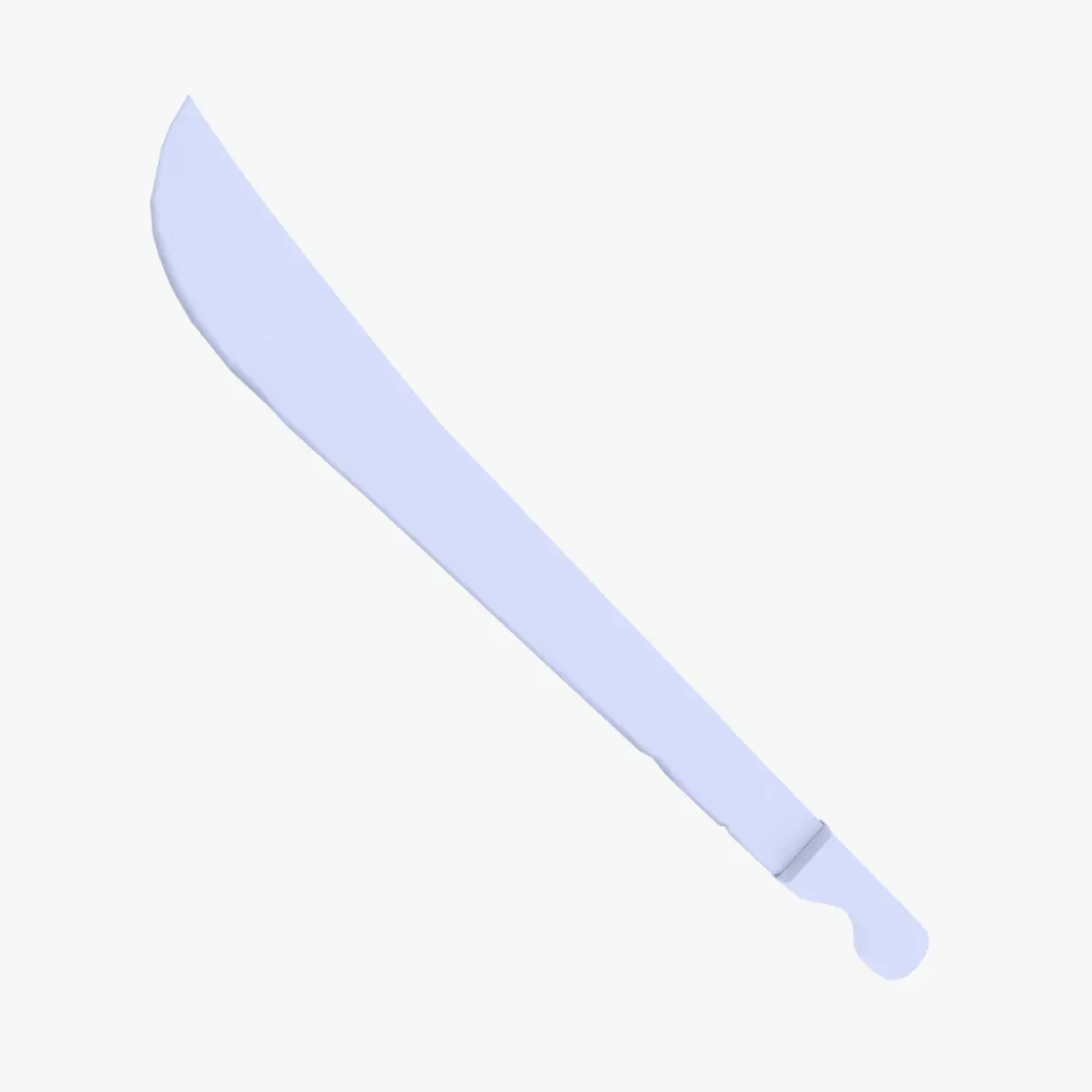 Machete low poly knife Low-poly 3D model