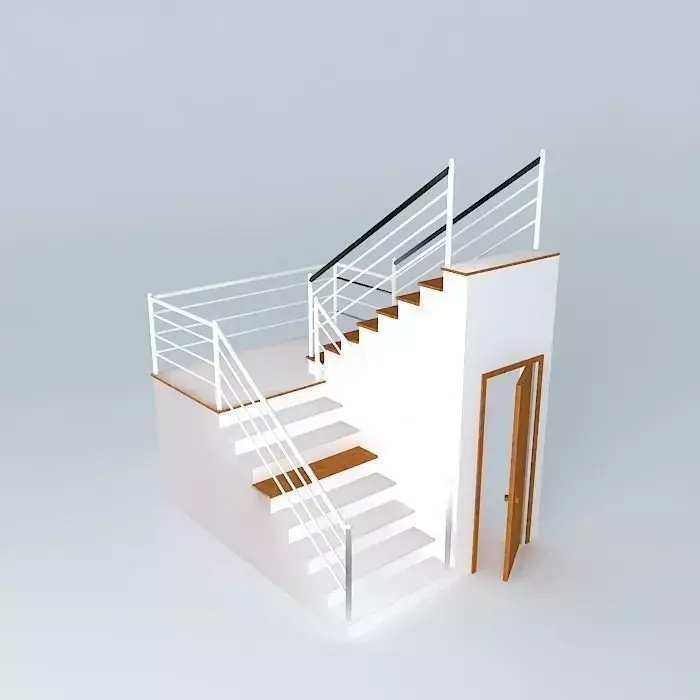 Staircase with closet Free 3D model
